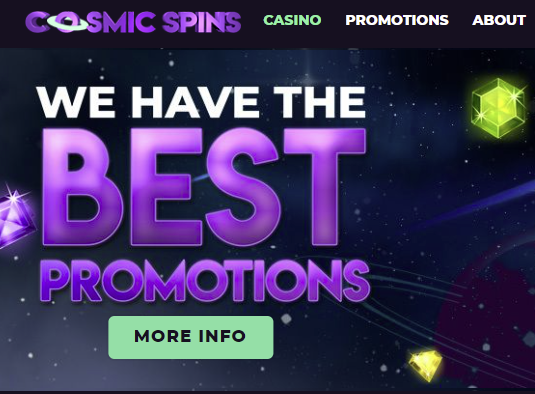 Discover the Galaxy of Fun at Cosmic Spins Casino